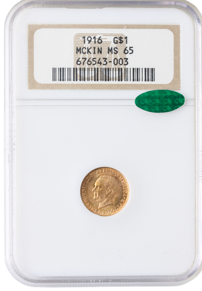 MCKINLEY $1 1916 NGC MCKINLEY $1 1916 NGC