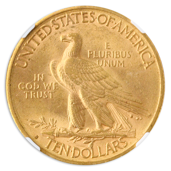 1916-S $10 Indian NGC MS62 CAC 1916-S $10 Indian NGC MS62 CAC