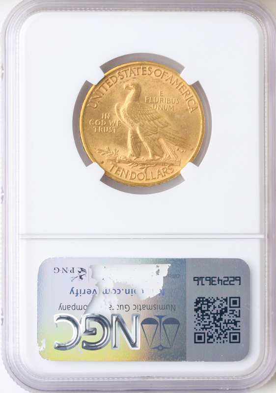 1916-S $10 Indian NGC MS62 CAC 1916-S $10 Indian NGC MS62 CAC