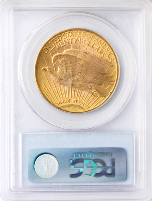 1912 $20 Saint Gaudens PCGS MS63 CAC