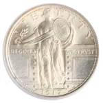 1917 Standing Liberty Quarter Type 1 Full Head PCGS MS66