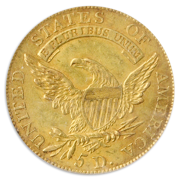 $5 CAPPED BUST 1808/7 PCG $5 CAPPED BUST 1808/7 PCG