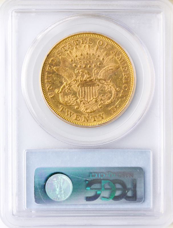 1872-S $20 Liberty PCGS AU55