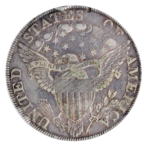 1798 Draped Bust $1 Large Eagle PCGS VF30 CAC 1798 Draped Bust $1 Large Eagle PCGS VF30 CAC