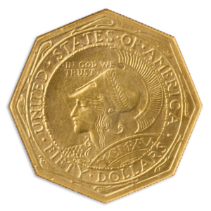 1915-S $50 Panama Pacific Octagonal NGC MS63