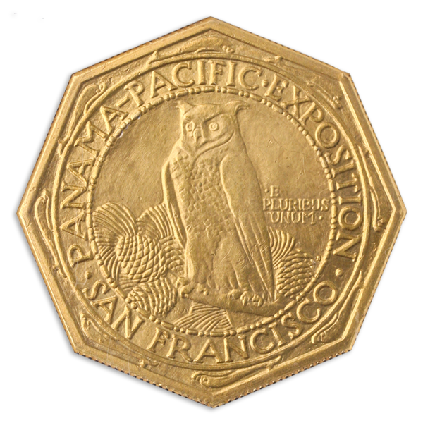 1915-S $50 Panama Pacific Octagonal NGC MS63