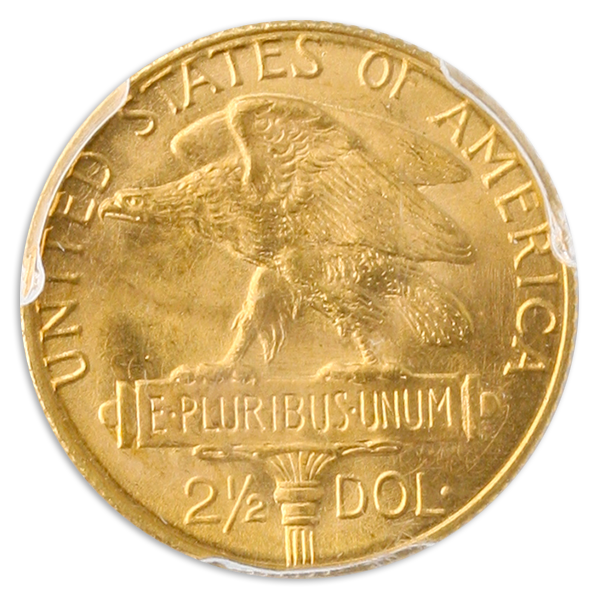 1915-S $2.50 Panama Pacific Gold Commemorative PCGS MS67 CAC