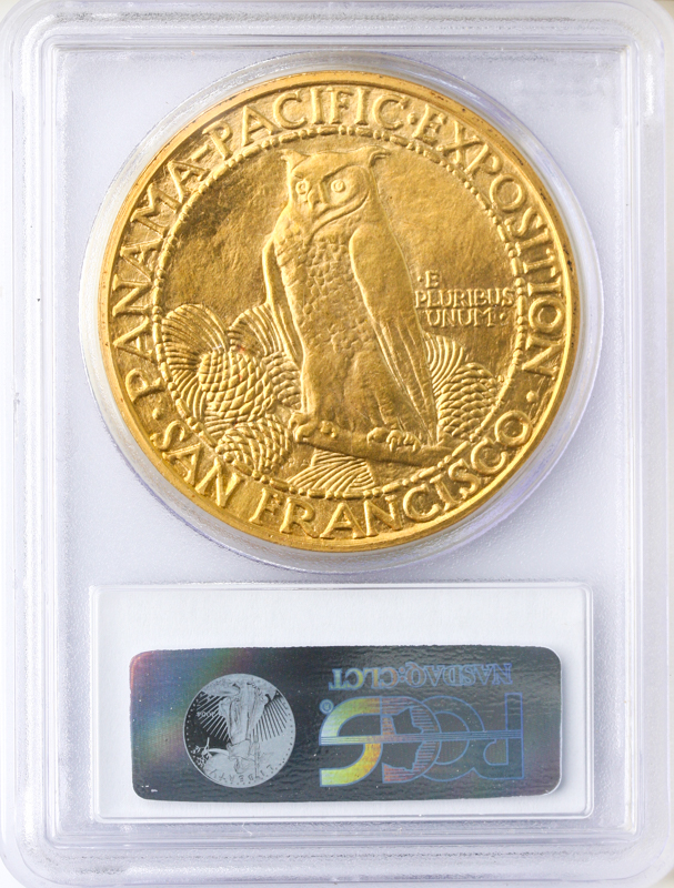 1915-S Panama Pacific $50 Round PCGS MS65 CAC 1915-S Panama Pacific $50 Round PCGS MS65 CAC