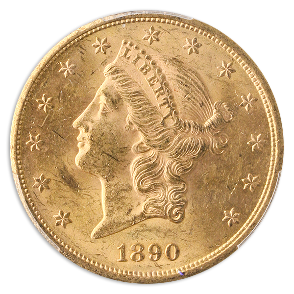 1890-CC $20 Liberty PCGS MS61 1890-CC $20 Liberty PCGS MS61