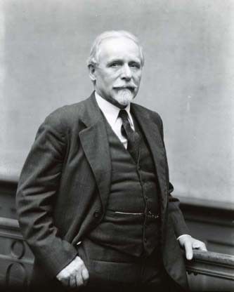 Black-and-white photograph of Adolph A. Weinman in a suit