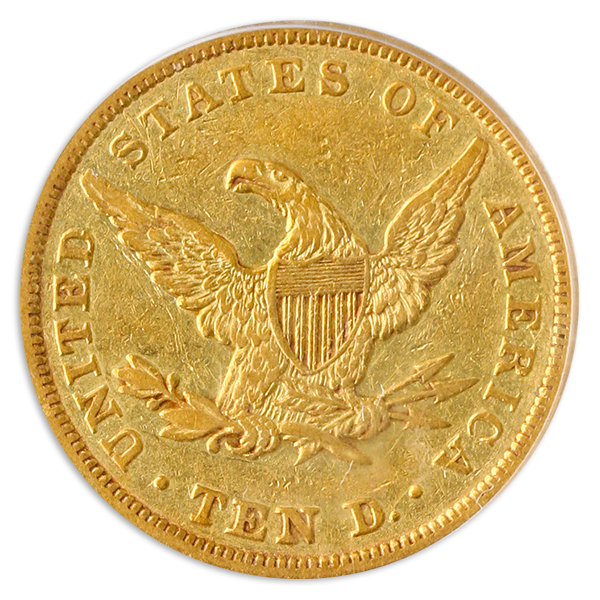 1838 $10 Liberty PCGS XF40 CAC