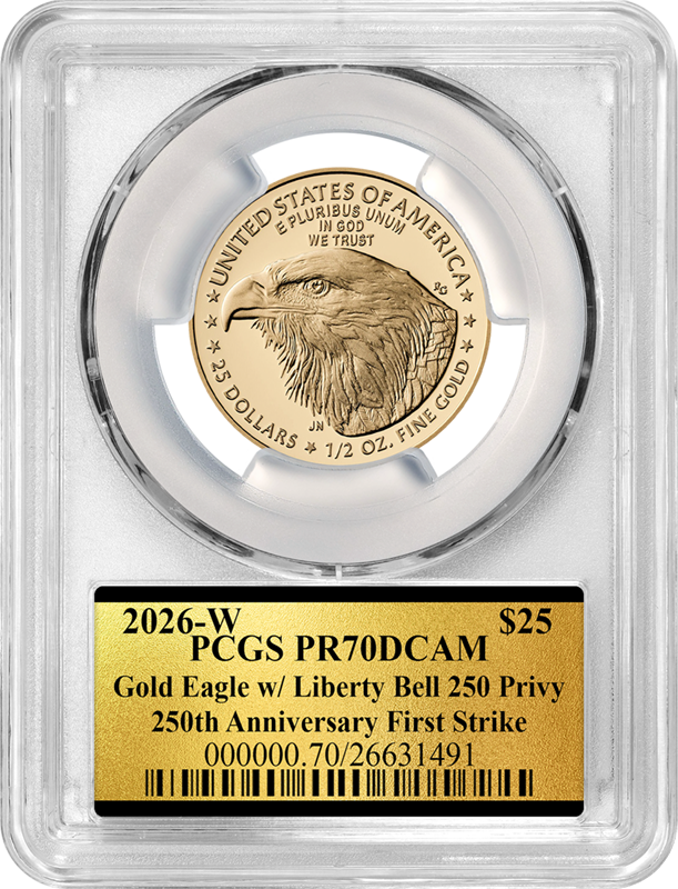 2026-W 1/2 oz Gold Eagle PCGS