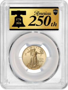 1/4 oz 1776-2026 250th Anniversary Gold American Eagle with Privy PCGS PR70DCAM