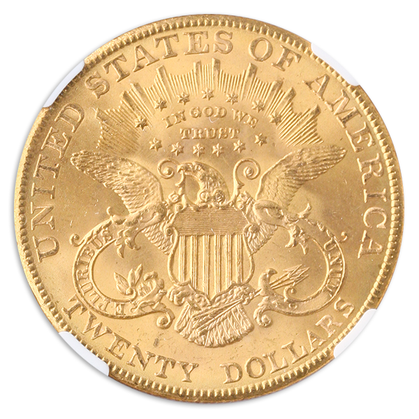 1907 $20 Liberty NGC MS64 CAC