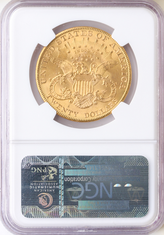 1907 $20 Liberty NGC MS64 CAC