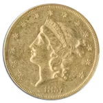 1857-O $20 Liberty PCGS AU55