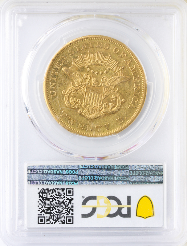 1857-O $20 Liberty PCGS AU55 1857-O $20 Liberty PCGS AU55