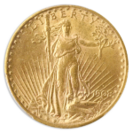 1908-S $20 Saint Gaudens PCGS AU58 CAC