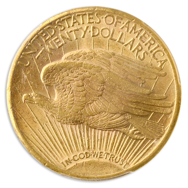 1908-S $20 Saint Gaudens PCGS AU58 CAC