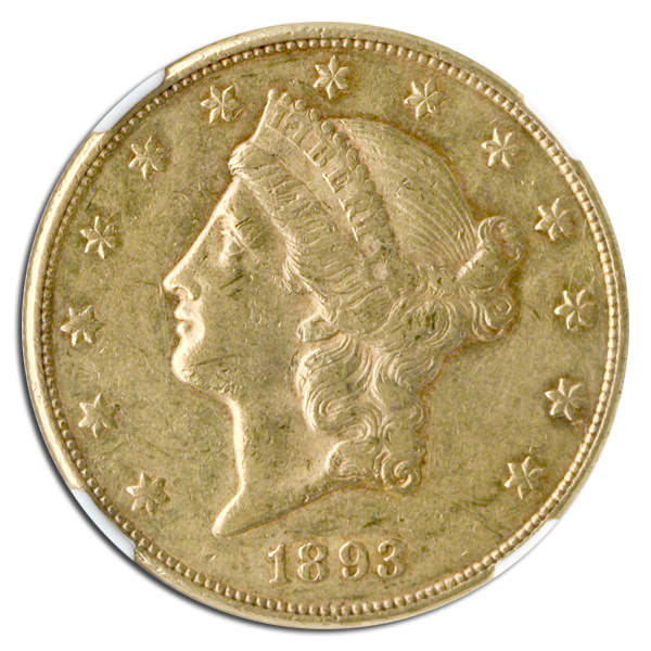 1893-CC $20 Liberty NGC AU53 1893-CC $20 Liberty NGC AU53