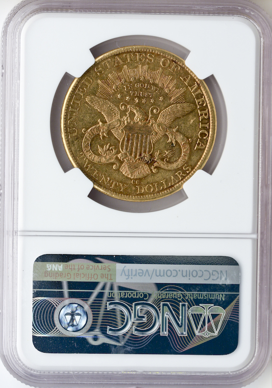 1893-CC $20 Liberty NGC AU53 1893-CC $20 Liberty NGC AU53