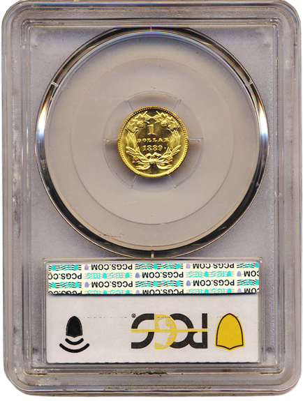 1889 $1 Gold JD-2 Low Date PCGS PR65 CAC 1889 $1 Gold JD-2 Low Date PCGS PR65 CAC