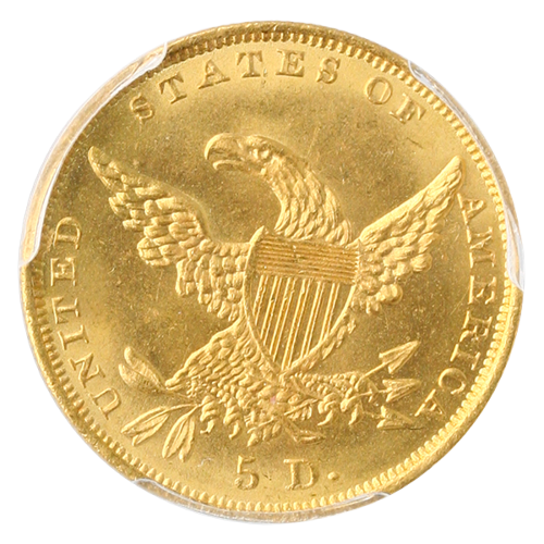 1836 $5 Classic PCGS MS65 CAC 1836 $5 Classic PCGS MS65 CAC