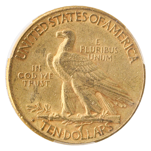1913-S $10 Indian CACG AU55 1913-S $10 Indian CACG AU55