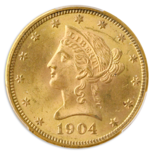 1904-O $10 Liberty PCGS MS64 CAC