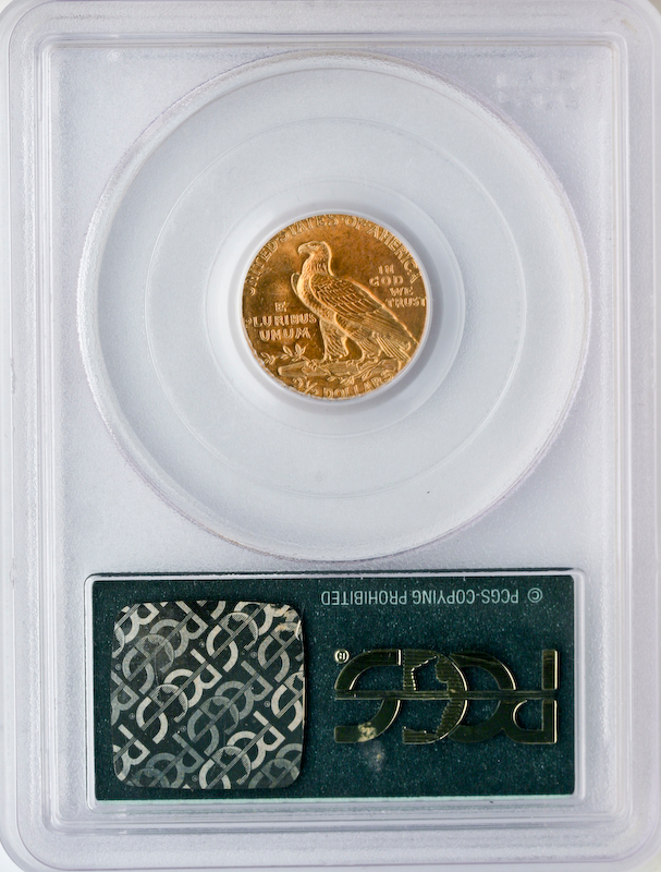 1909 $2 1/2 Indian PCGS MS65