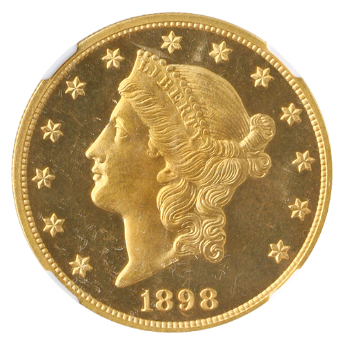 1898 $20 Liberty NGC PR64 CAC + 1898 $20 Liberty NGC PR64 CAC +