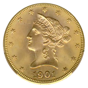 1901-S $10 Liberty CACG MS65