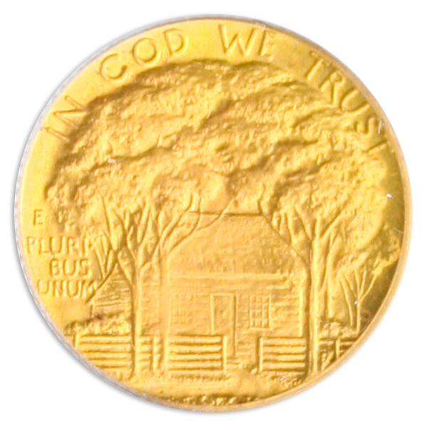 1922 GRANT $1 NO STAR Gold Commemorative PCGS MS66
