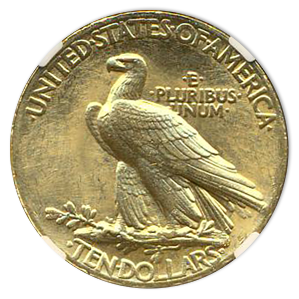 1907 $10 Indian Wire Edge NGC MS63 CAC