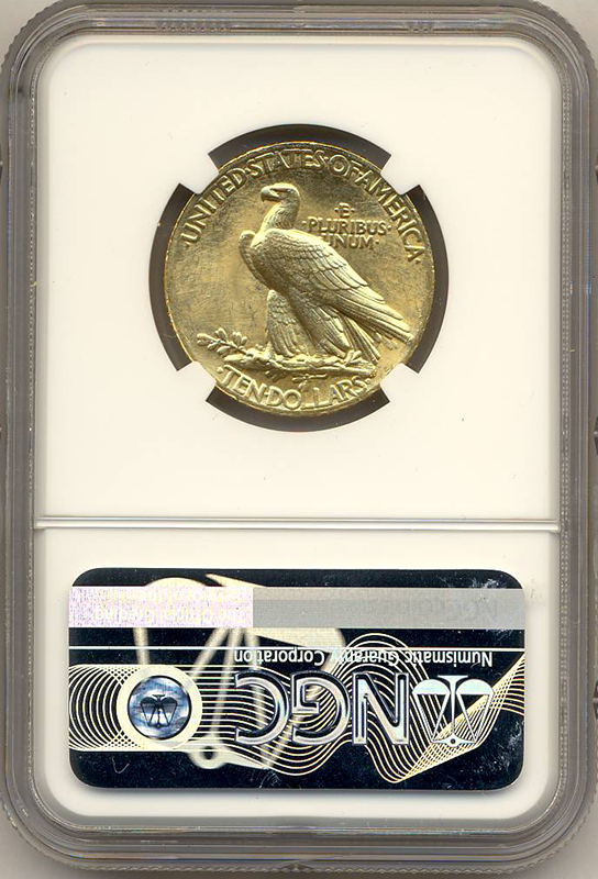 1907 $10 Indian Wire Edge NGC MS63 CAC