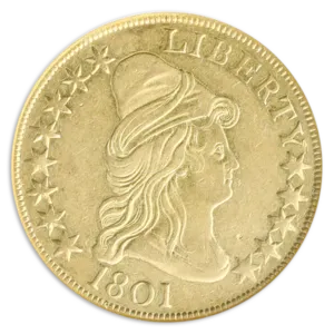 1801 $10 Draped Bust NGC AU50