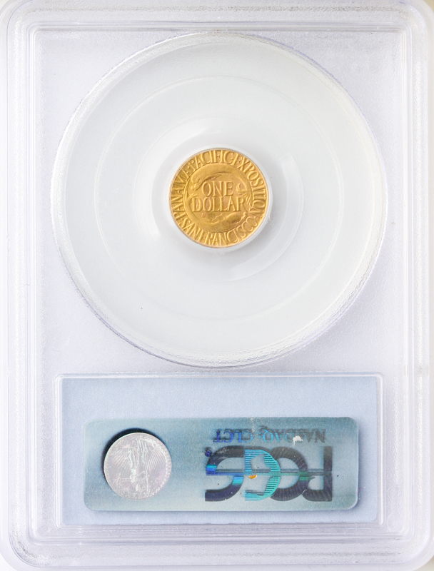 1915-S PAN-PAC $1 PCGS MS64