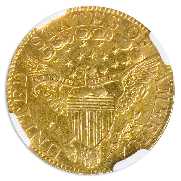 1799 $5 Draped Bust NGC AU55 CAC