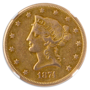 1974-CC $10 Liberty NGC VF35 CAC