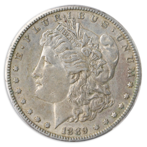 1889-CC MORGAN $1 PCGS AU50 CAC