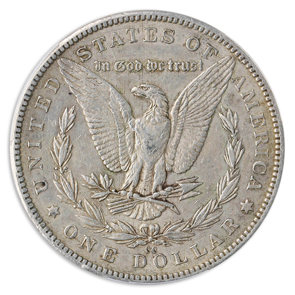 1889-CC MORGAN $1 PCGS AU50 CAC