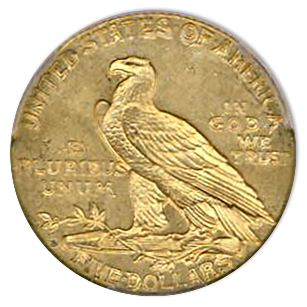 1911-D $5 Indian PCGS MS62 CAC