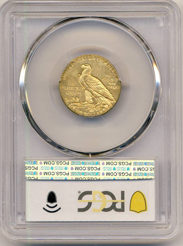 1911-D $5 Indian PCGS MS62 CAC