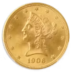1906-O $10 Liberty PCGS MS65 CAC