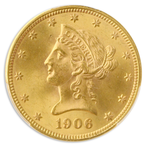 1906-O $10 Liberty PCGS MS65 CAC
