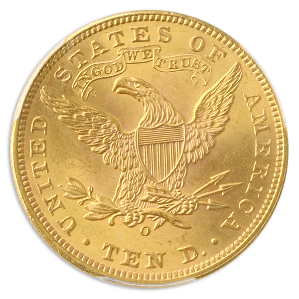 1906-O $10 Liberty PCGS MS65 CAC