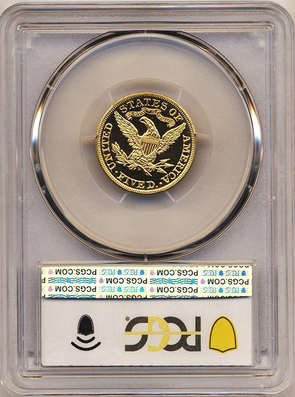 1883 $5 Liberty PCGS PR67 Deep Cameo CAC 1883 $5 Liberty PCGS PR67 Deep Cameo CAC