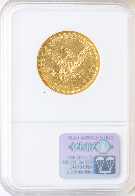 1854-O $10 Liberty NGC AU55