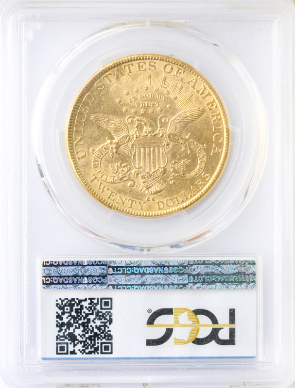 1890-CC $20 Liberty PCGS AU58