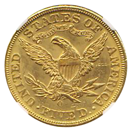 1893-O $5 Liberty NGC MS62 CAC +